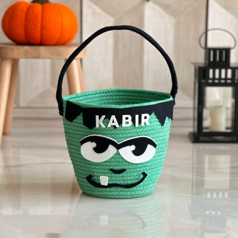 Halloween Trick or Treat Frankenstine Basket